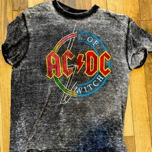 Grey AC/DC t shirt